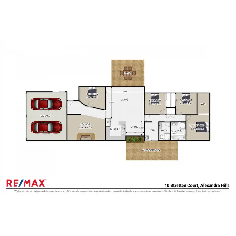 Floorplan of Homely house listing, 10 STRETTON Court, Alexandra Hills QLD 4161