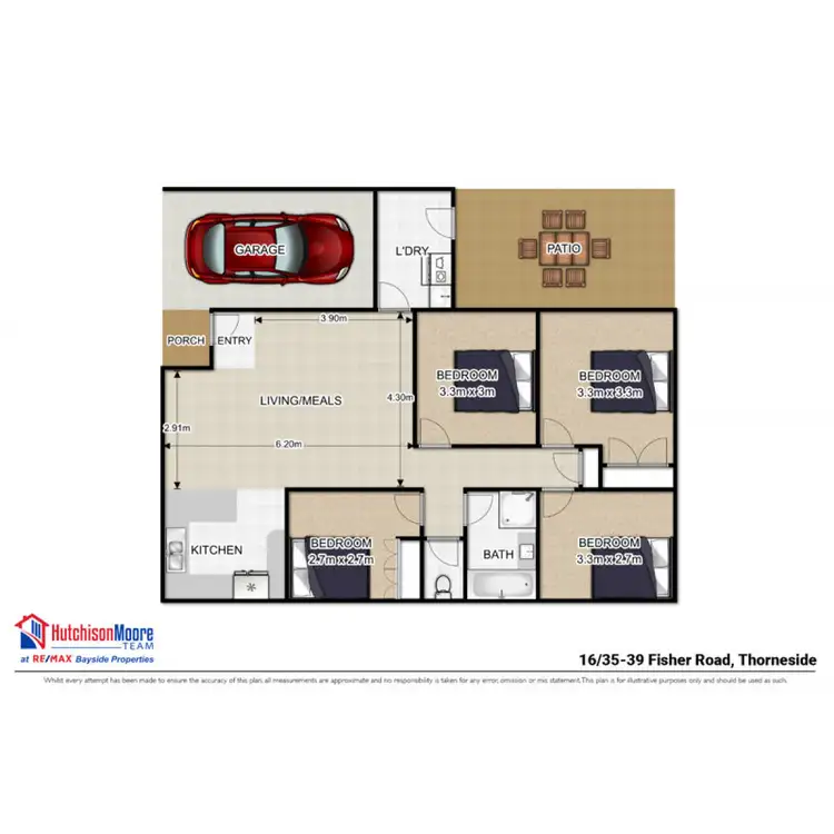 Floorplan of Homely house listing, 16/35-39 Fisher Road, Thorneside QLD 4158