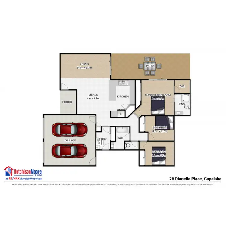 Floorplan of Homely house listing, 26 Dianella Place, Capalaba QLD 4157