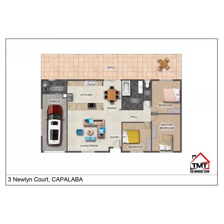 Floorplan of Homely house listing, 3 Newlyn Court, Alexandra Hills QLD 4161