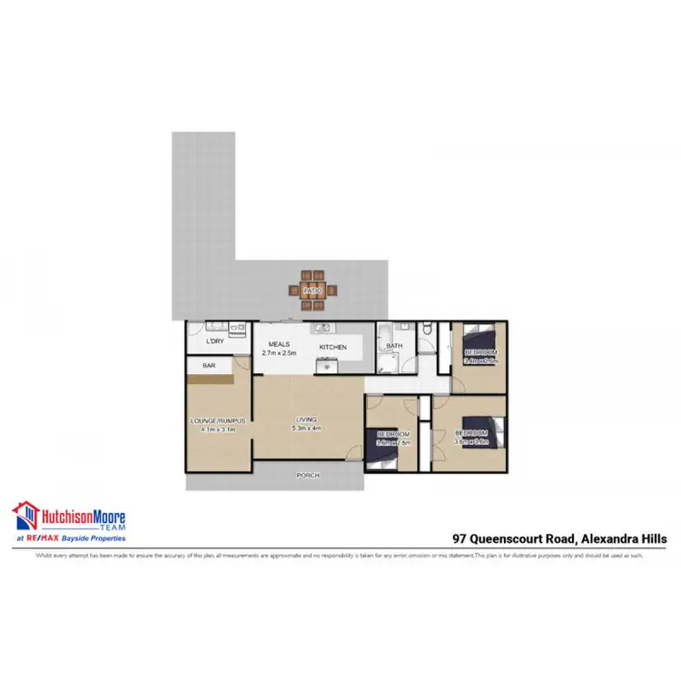 Floorplan of Homely house listing, 97 Queens Court Road, Alexandra Hills QLD 4161