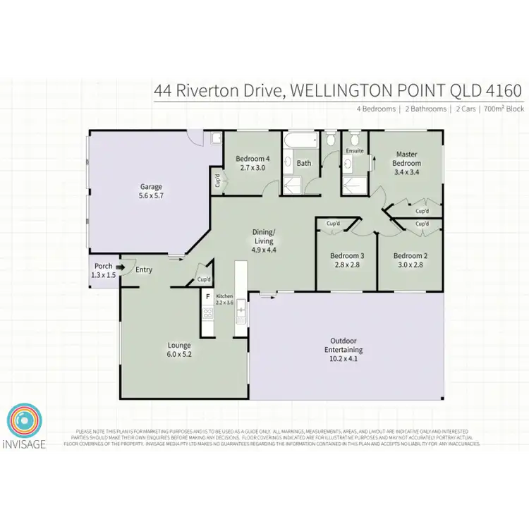 Floorplan of Homely house listing, 44 Riverton Drive, Wellington Point QLD 4160