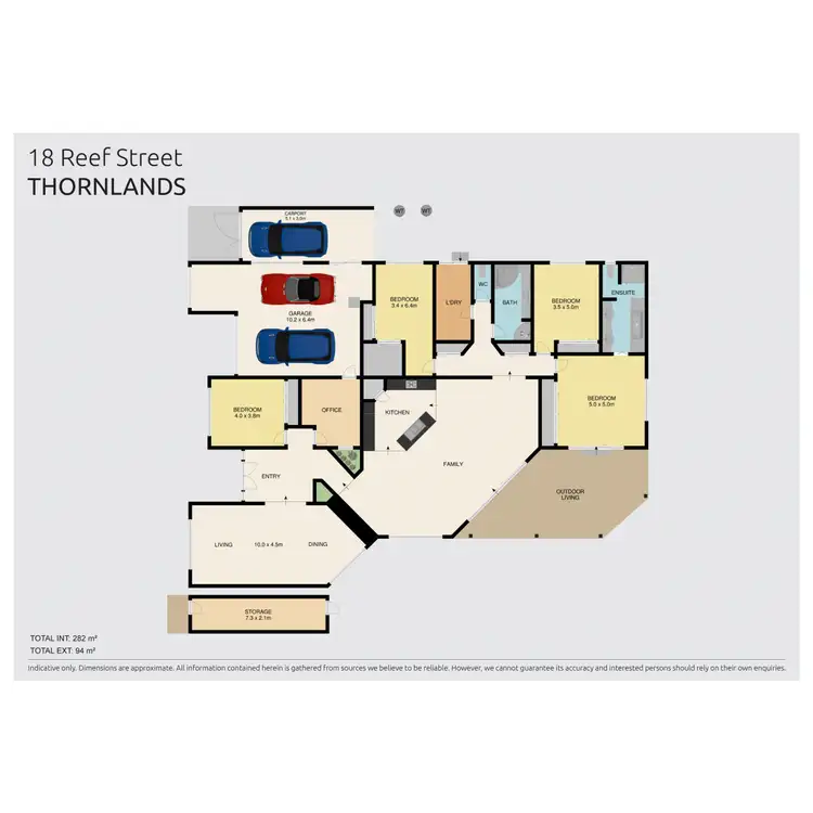 Floorplan of Homely house listing, 18 Reef Street, Thornlands QLD 4164