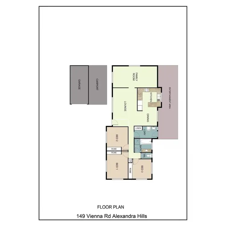 Floorplan of Homely house listing, 149 Vienna Road, Alexandra Hills QLD 4161