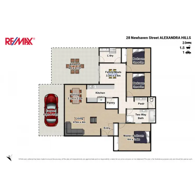 Floorplan of Homely house listing, 28 Newhaven Street, Alexandra Hills QLD 4161