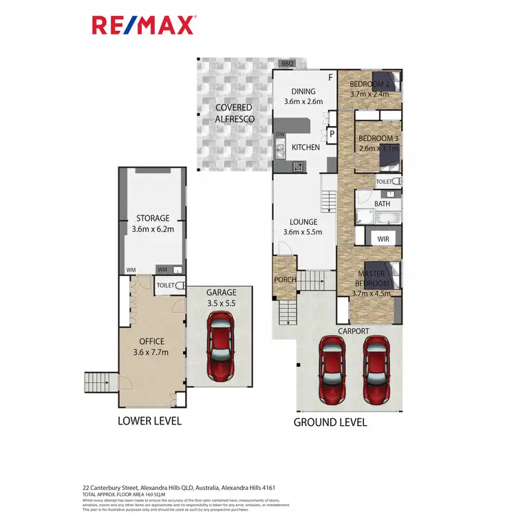Floorplan of Homely house listing, 22 Canterbury Street, Alexandra Hills QLD 4161