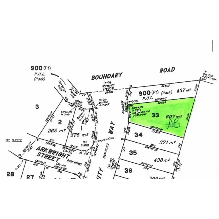 Floorplan of Homely land listing, 2 Affinity Way, Thornlands QLD 4164
