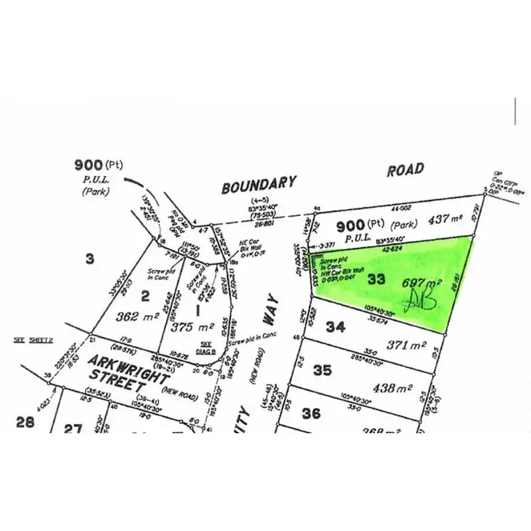 Floorplan of Homely land listing, 2 Affinity Way, Thornlands QLD 4164
