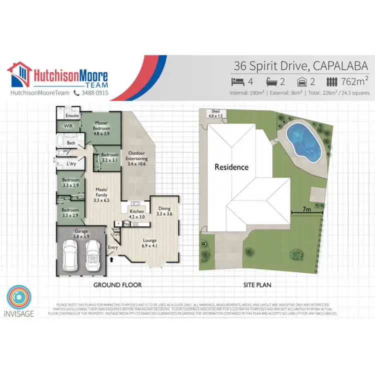 Floorplan of Homely house listing, 36 Spirit Drive, Capalaba QLD 4157