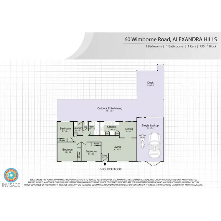 Floorplan of Homely house listing, 60 Wimborne Road, Alexandra Hills QLD 4161