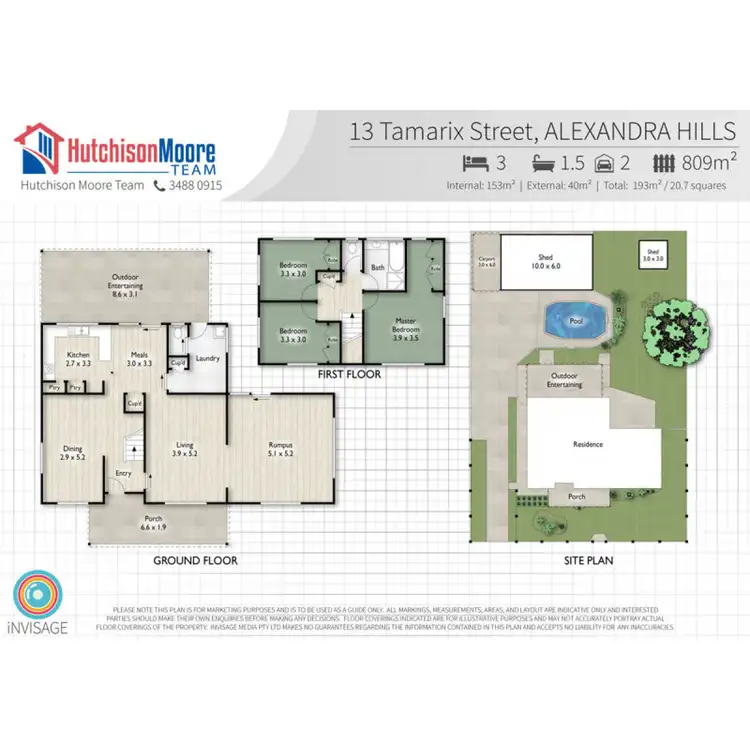 Floorplan of Homely house listing, 13 Tamarix Street, Alexandra Hills QLD 4161