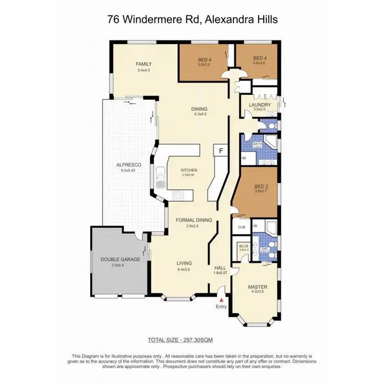 Floorplan of Homely house listing, 76 Windemere Road, Alexandra Hills QLD 4161