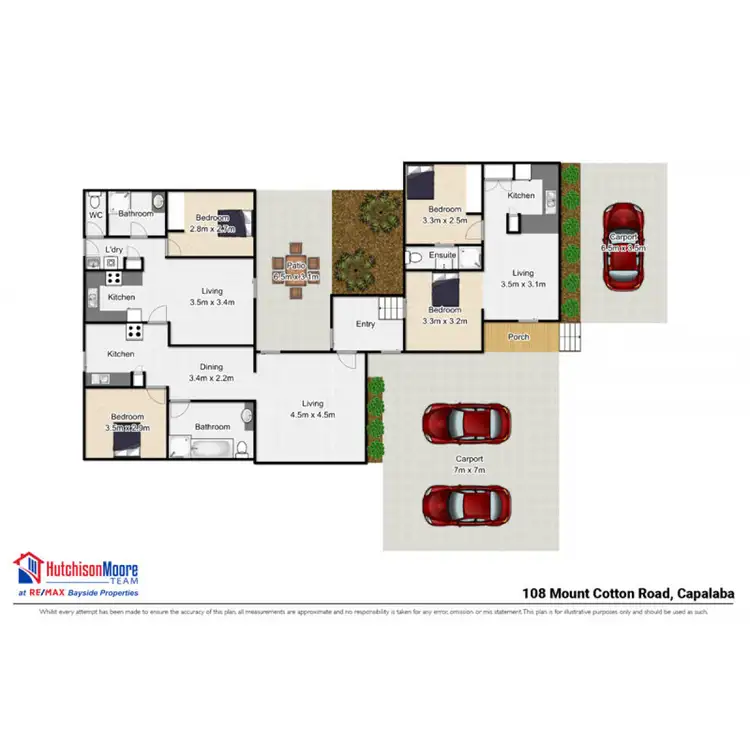 Floorplan of Homely house listing, 108 Mount Cotton Road, Capalaba QLD 4157