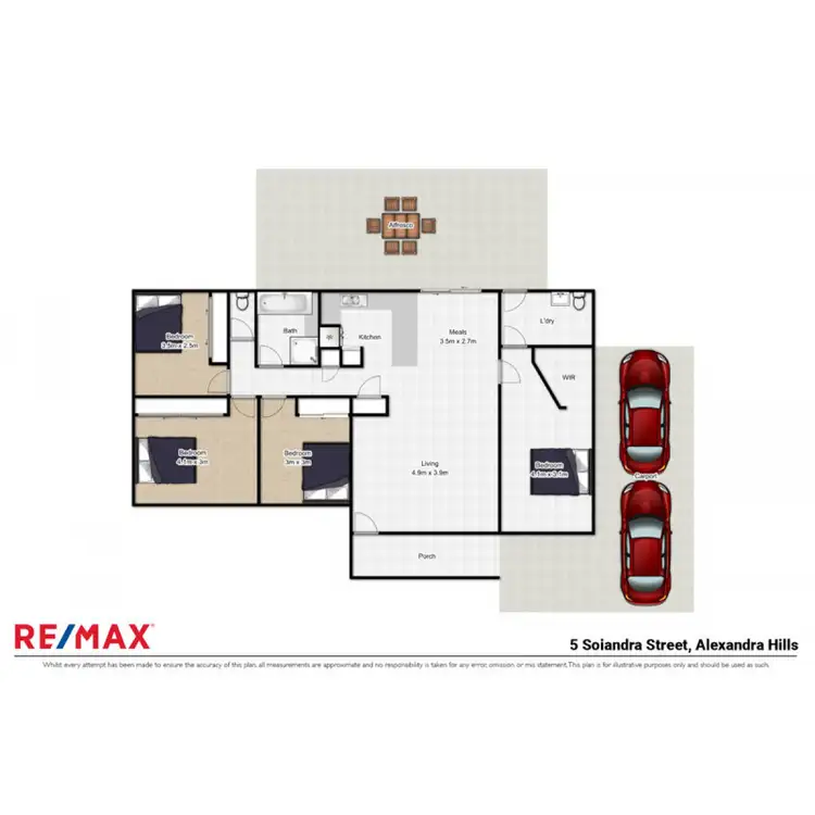 Floorplan of Homely house listing, 5 Soiandra Street, Alexandra Hills QLD 4161