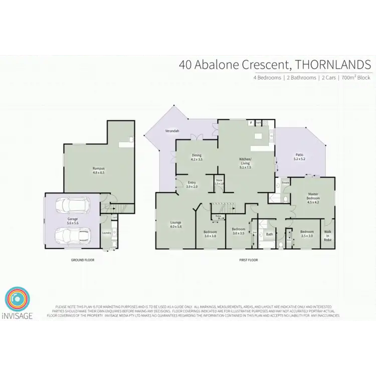 Floorplan of Homely house listing, 40 Abalone Cresent, Thornlands QLD 4164