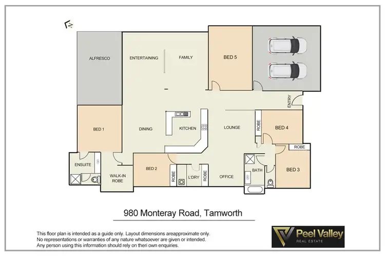 Floorplan of Homely rural property listing, 980 Monteray Road, Tamworth NSW 2340