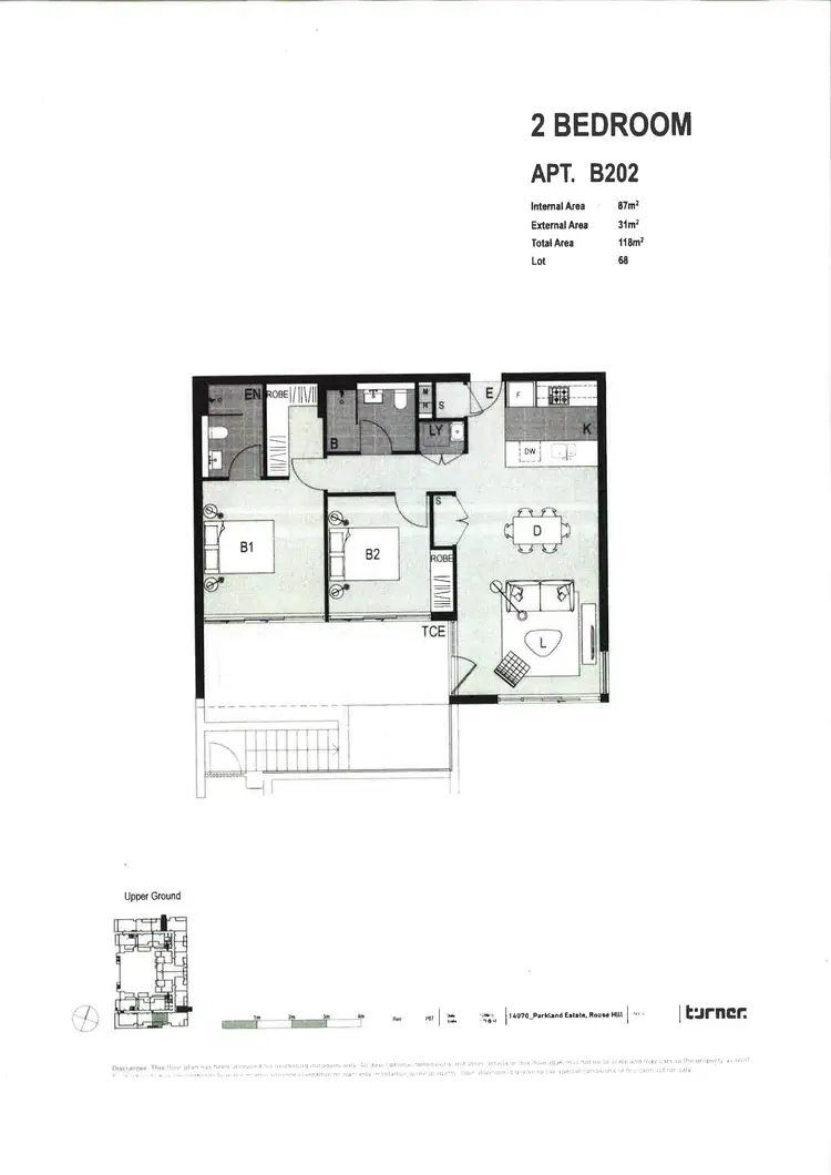 Floorplan of Homely apartment listing, 118/8 Roland Street, Rouse Hill NSW 2155