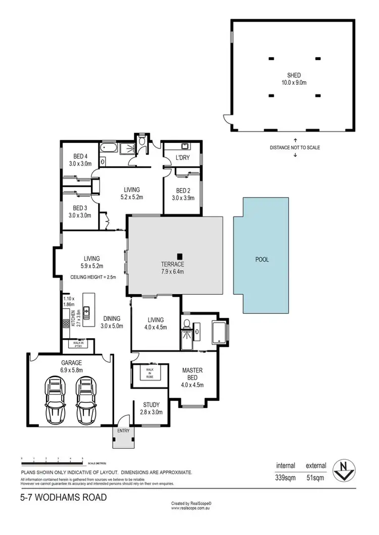 Floorplan of Homely house listing, 5-7 Wodhams Road, Caboolture QLD 4510
