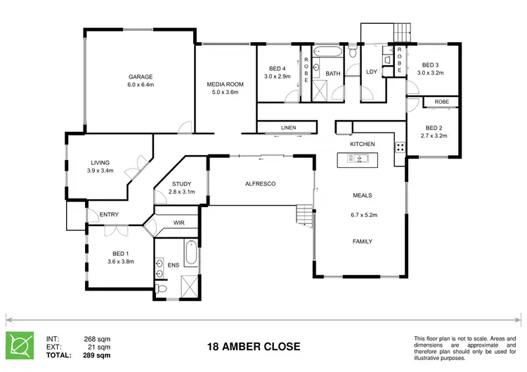 Floorplan of Homely house listing, 18 Amber Close, Armidale NSW 2350