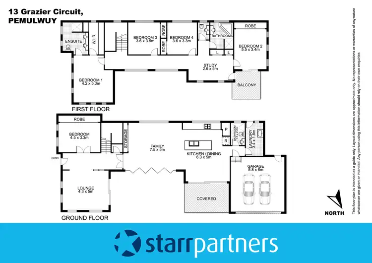 Floorplan of Homely house listing, 13 Grazier Circuit, Pemulwuy NSW 2145