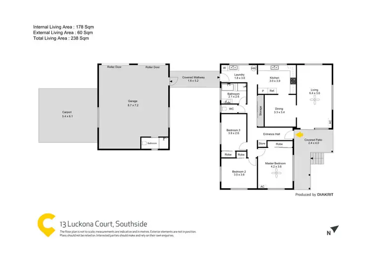 Floorplan of Homely house listing, 13 Luckona Court, Southside QLD 4570