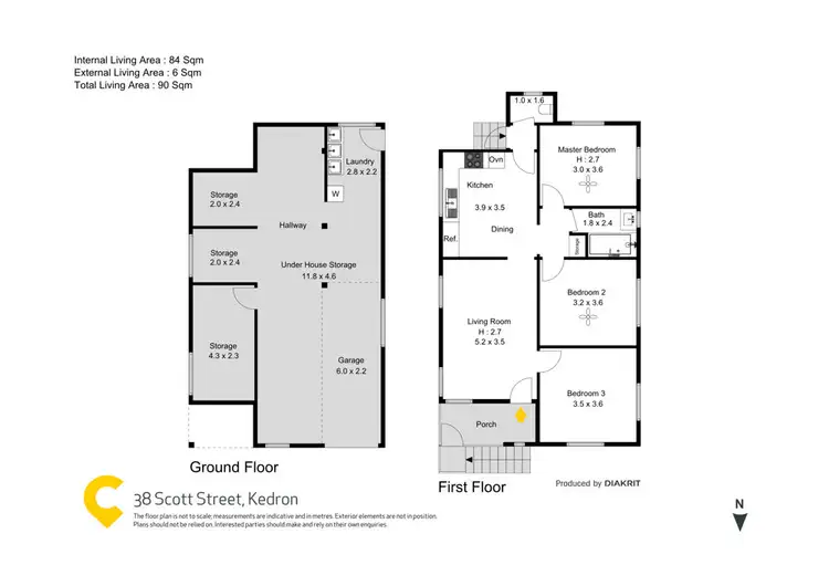 Floorplan of Homely house listing, 38 Scott Street, Kedron QLD 4031