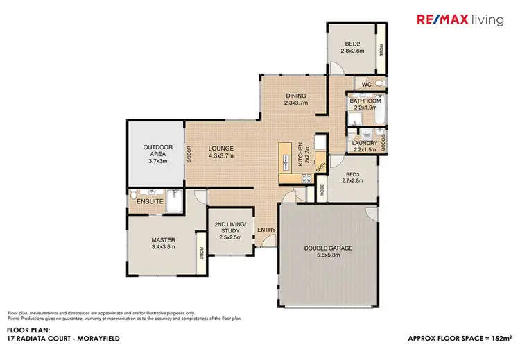 Floorplan of Homely house listing, 17 Radiata Court, Morayfield QLD 4506
