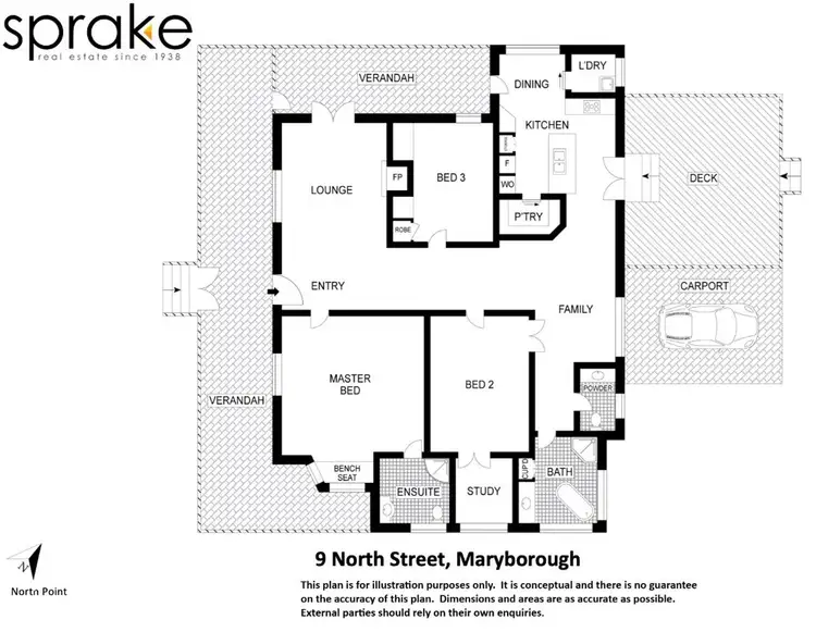 Floorplan of Homely house listing, 9 North Street, Maryborough QLD 4650