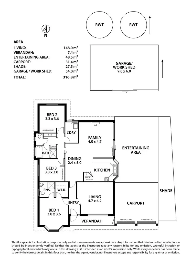 Floorplan of Homely house listing, 9e Industry Road, Murray Bridge SA 5253