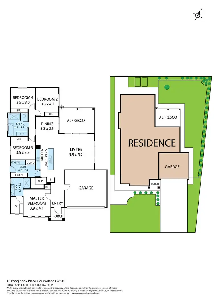 Floorplan of Homely house listing, 10 Pooginook Place, Bourkelands NSW 2650