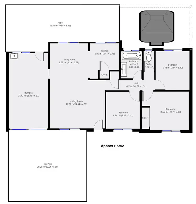 Floorplan of Homely house listing, 11 Nigel Street, Redbank Plains QLD 4301