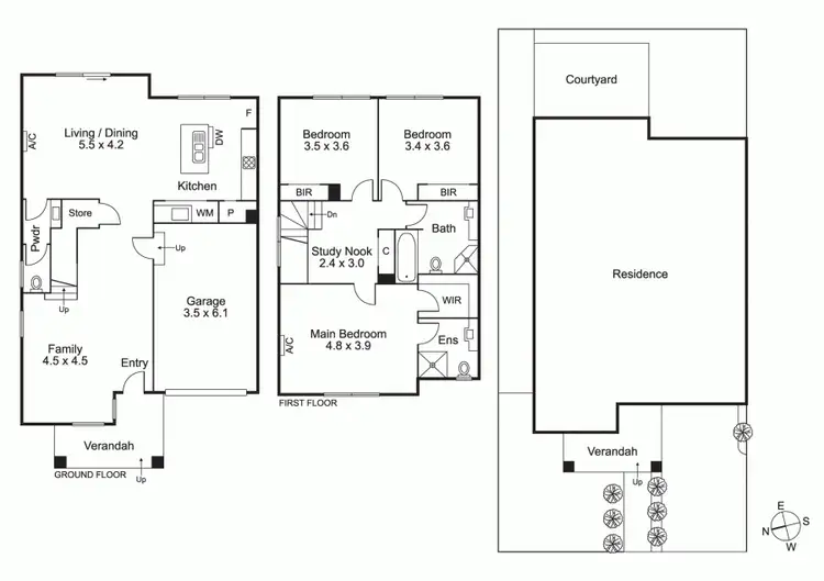 Floorplan of Homely townhouse listing, 4/20 Leonie Close, South Morang VIC 3752