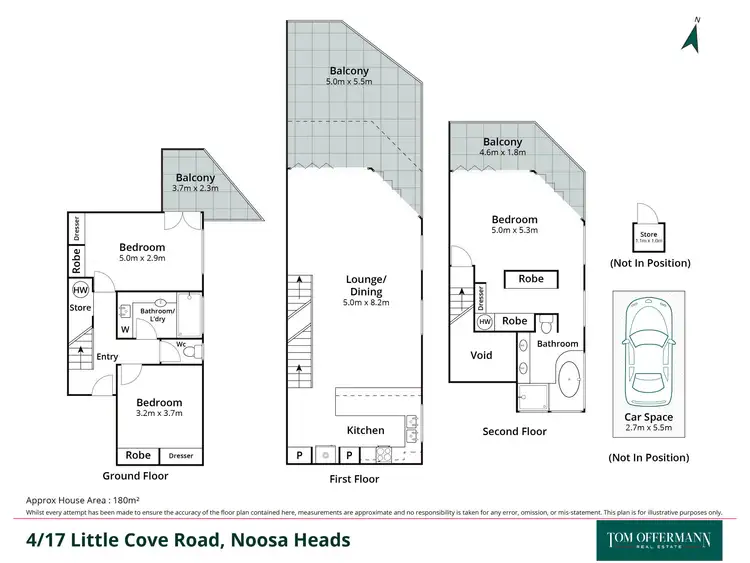 Floorplan of Homely unit listing, 4/17 Little Cove Road, Noosa Heads QLD 4567