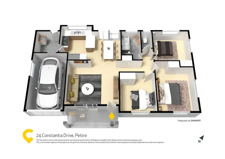 Floorplan of Homely house listing, 24 Constantia Drive, Petrie QLD 4502