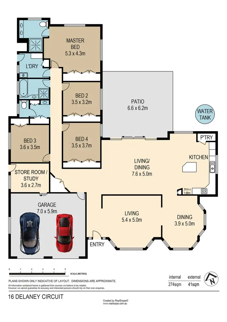 Floorplan of Homely house listing, 16 Delaney Circuit, Carindale QLD 4152