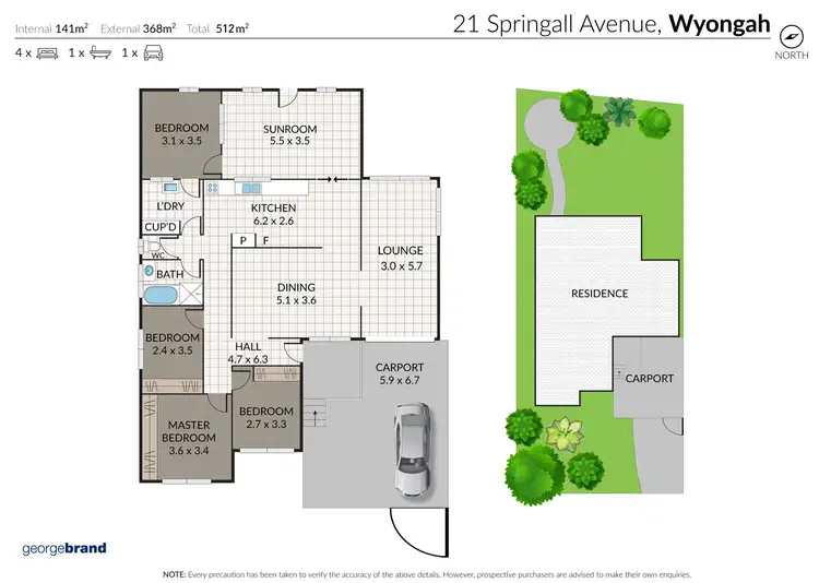 Floorplan of Homely house listing, 21 Springall Avenue, Wyongah NSW 2259