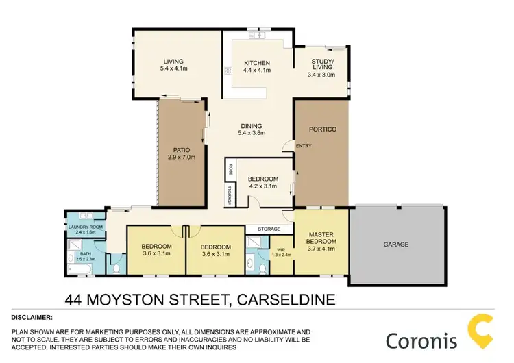 Floorplan of Homely house listing, 44 Moyston Street, Carseldine QLD 4034
