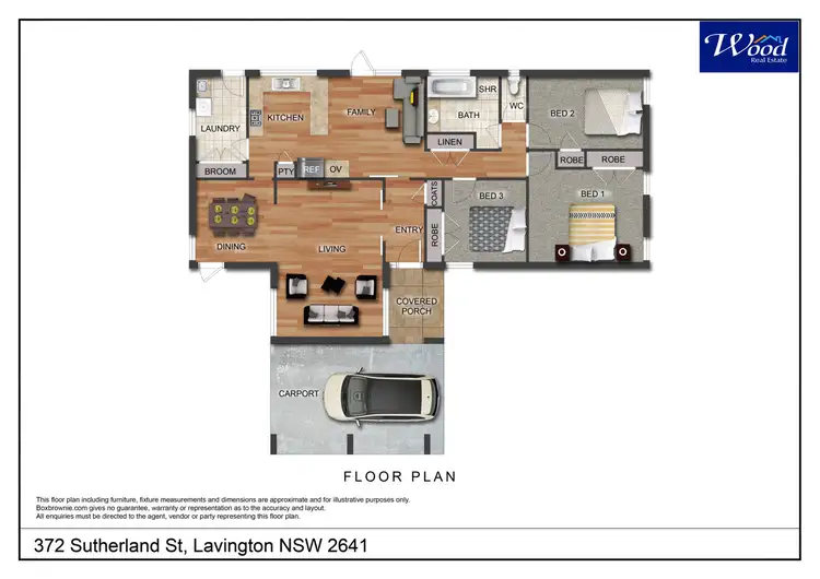 Floorplan of Homely house listing, 372 Sutherland Street, Lavington NSW 2641
