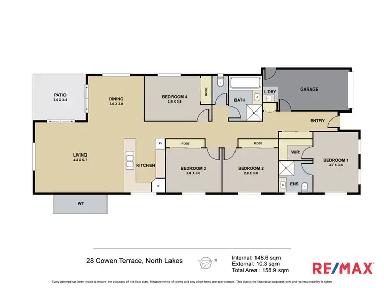 Floorplan of Homely house listing, 28 Cowen Terrace, North Lakes QLD 4509