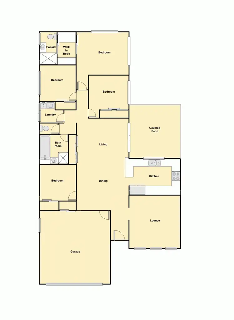 Floorplan of Homely house listing, 1 Teal Place, Taigum QLD 4018