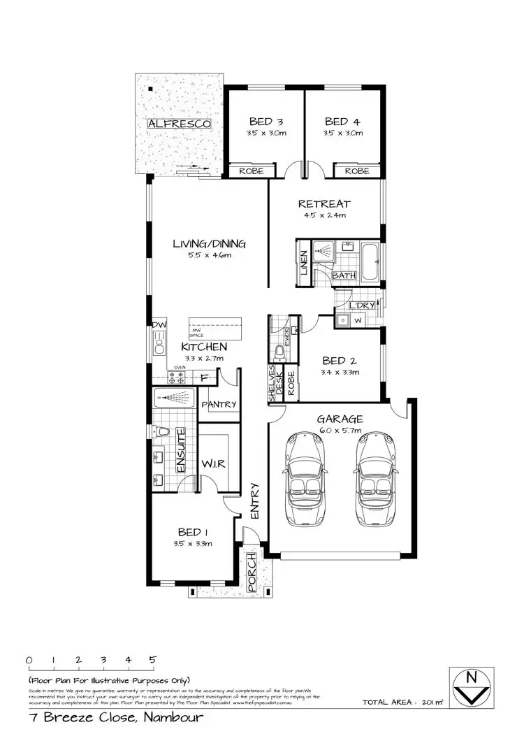 Floorplan of Homely house listing, 7 Breeze Close, Nambour QLD 4560