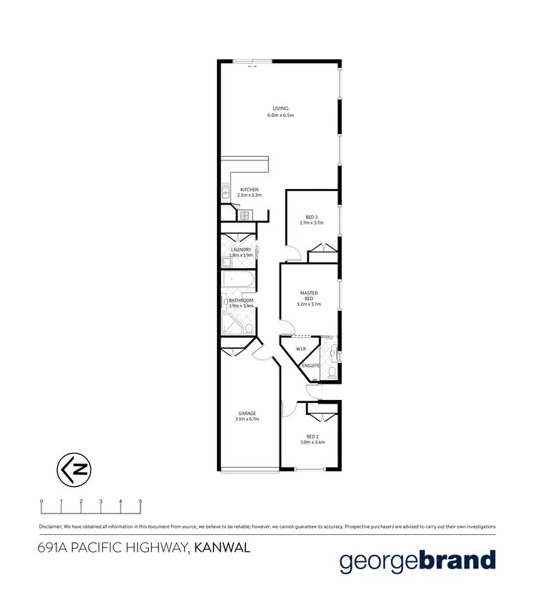 Floorplan of Homely house listing, 691a Pacific Highway, Kanwal NSW 2259