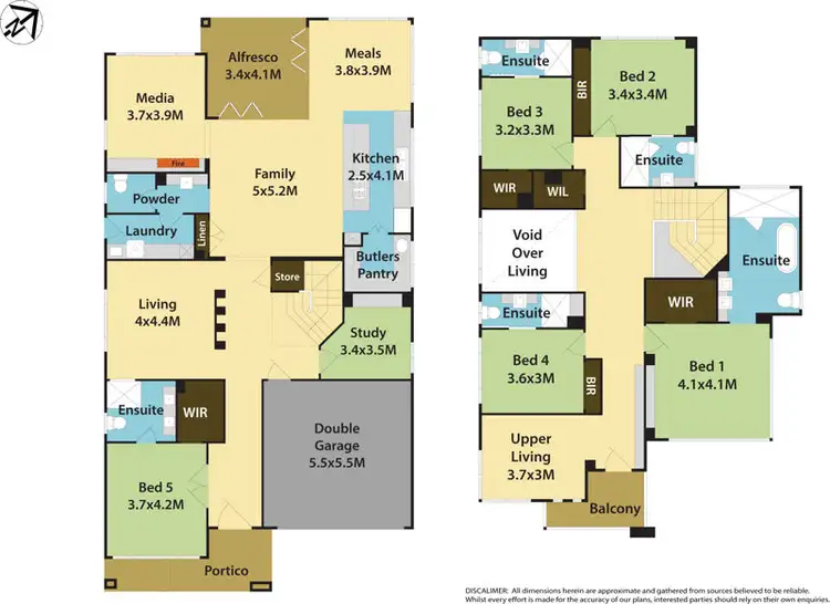 Floorplan of Homely house listing, 12 Cardell Road, Kellyville NSW 2155