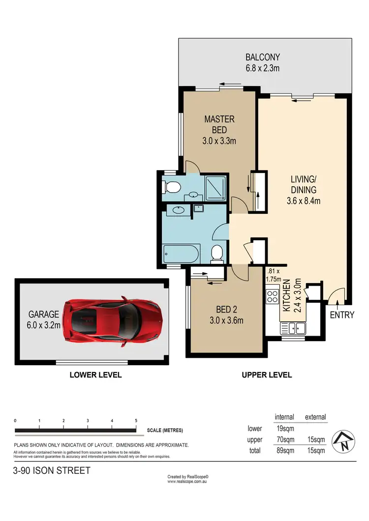 Floorplan of Homely unit listing, 3/90 Ison Street, Morningside QLD 4170