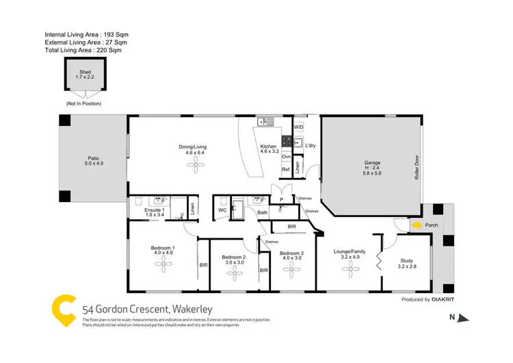 Floorplan of Homely house listing, 54 Gordon Crescent, Wakerley QLD 4154
