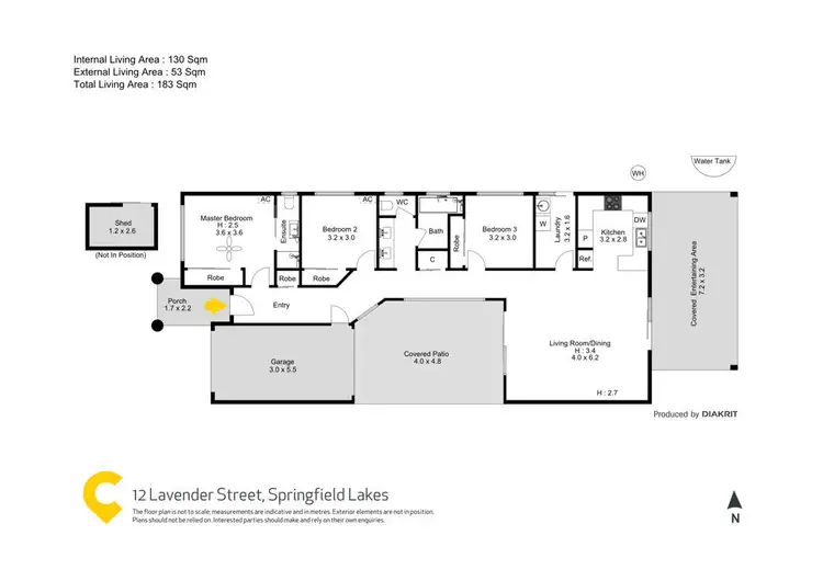 Floorplan of Homely house listing, 12 Lavender Street, Springfield Lakes QLD 4300