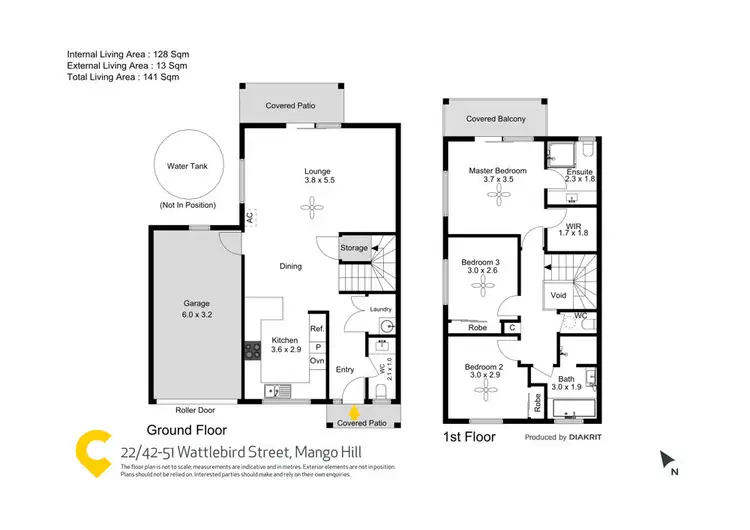 Floorplan of Homely house listing, 22/42-51 Wattlebird Street, Mango Hill QLD 4509