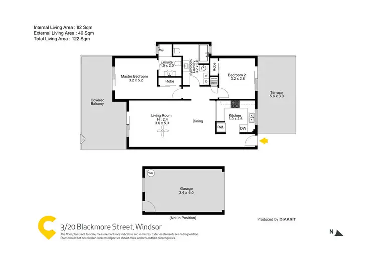Floorplan of Homely unit listing, 3/20 Blackmore Street, Windsor QLD 4030