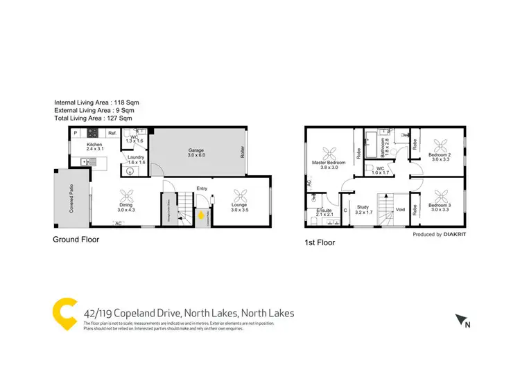 Floorplan of Homely house listing, 42/119 Copeland Drive, North Lakes QLD 4509