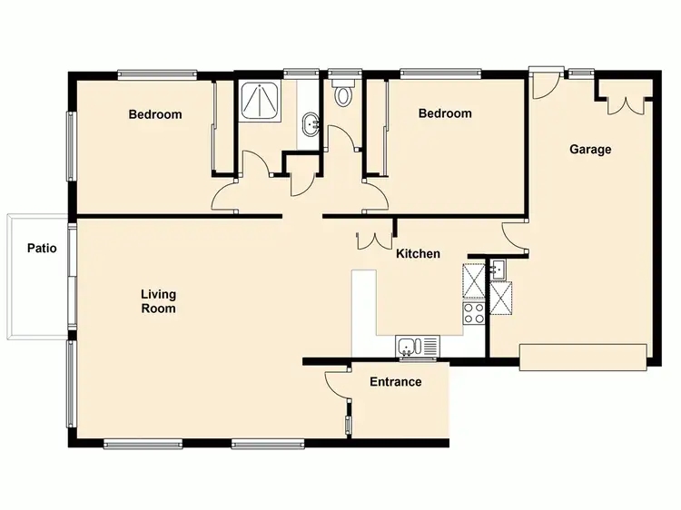 Floorplan of Homely villa listing, 2/95 Wallace Street, Chermside QLD 4032